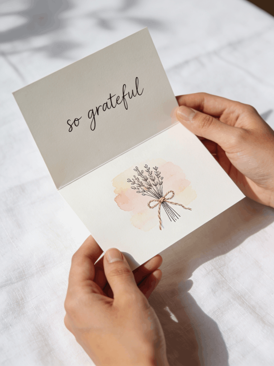 Grateful card